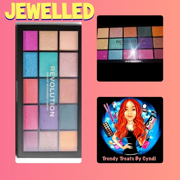 MAKEUP REVOLUTION JEWELLED EYESHADOW PALETTE - Picture 1 of 7